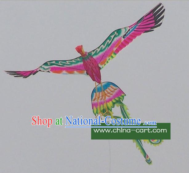 Large Chinese Traditional Hand Made and Painted Phoenix Kite