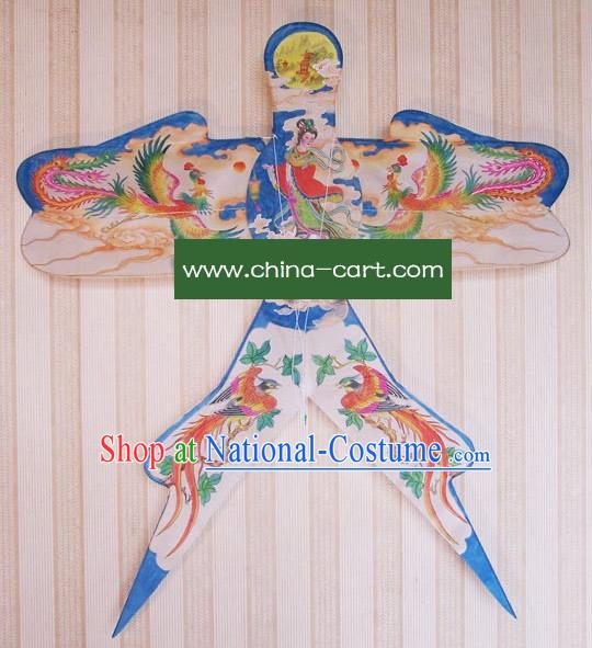 Chinese Classical Hand Painted and Made Swallow Kite - Phoenix