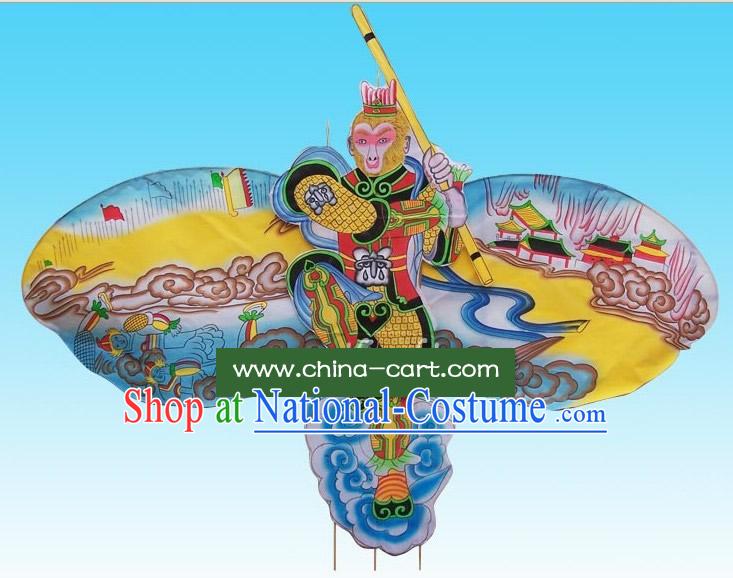 Chinese Traditional Weifang Hand Painted and Made Kite - Monkey King