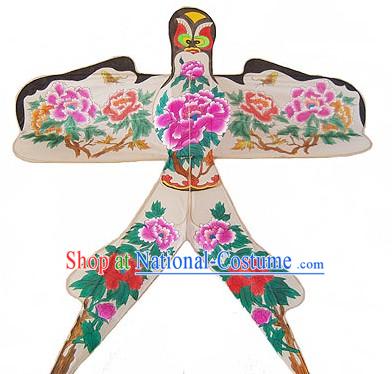 Chinese Traditional Weifang Hand Painted and Made Kite - Peony