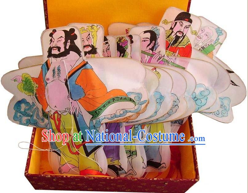 Chinese Classical Hand Painted Kite - the Eight Immortals