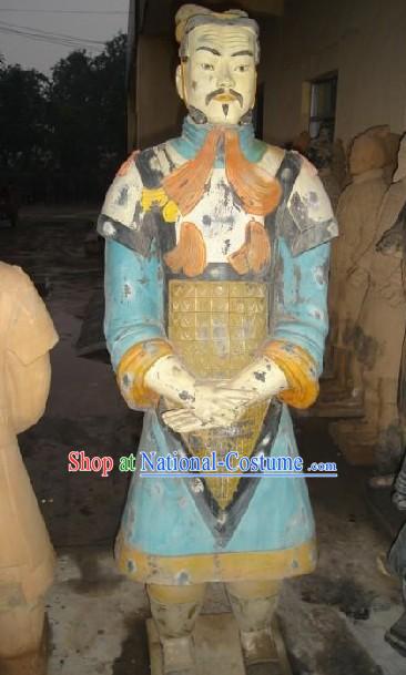 Coloured General Terra of Cotta Warrior