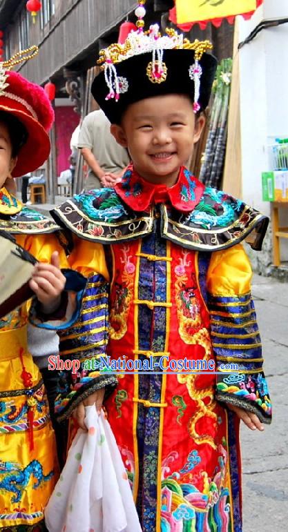 Ancient Empress Costumes and Crown for Children