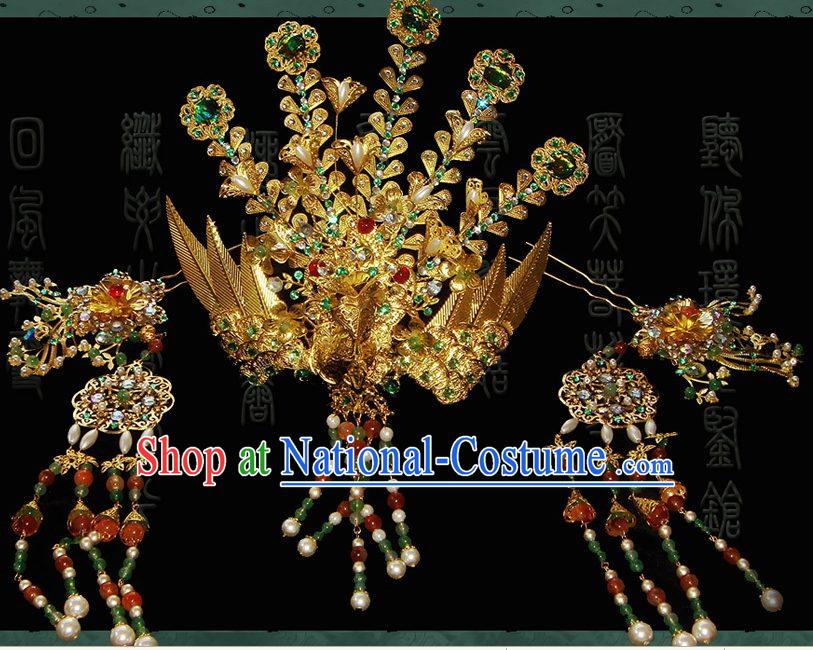 Supreme Chinese Handmade Hair Clasp for Ancient Costumes