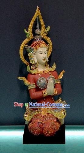 Traditional Asia Thai Goddess Statue