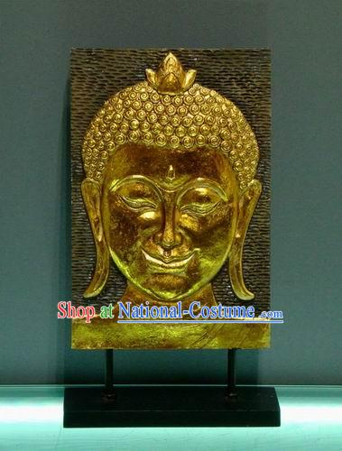 Traditional Asia Thai Buddha Head