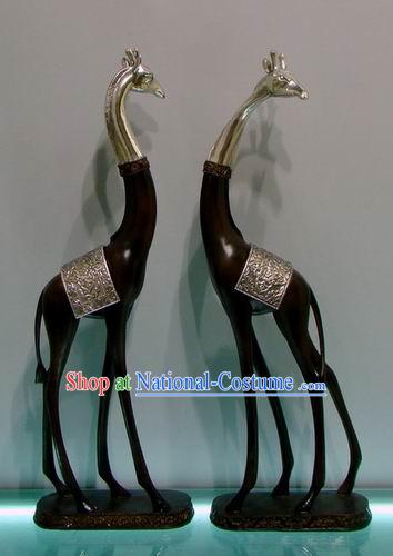 Large Southeast Asia Thai Giraffe Statue