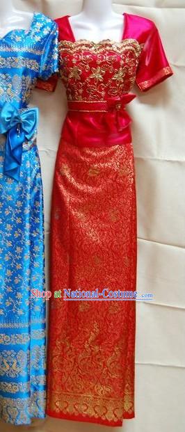 Traditional Thai Dance Costume Complete Set