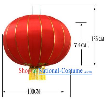 59 Inch Large Traditional Red Lanterns _ Large Outdoor Lantern