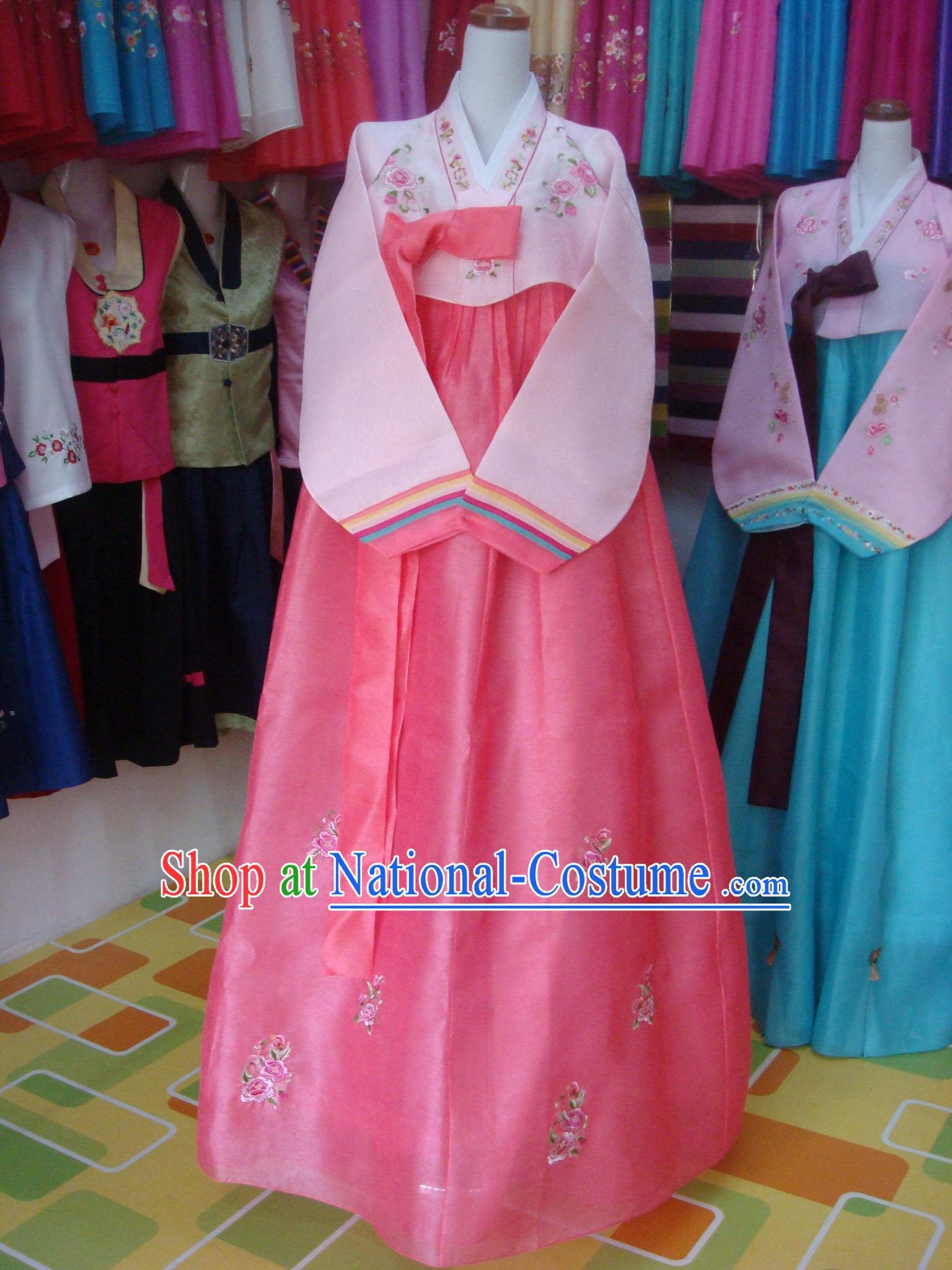 Traditional Korean Mother Hanbok Wedding Dress