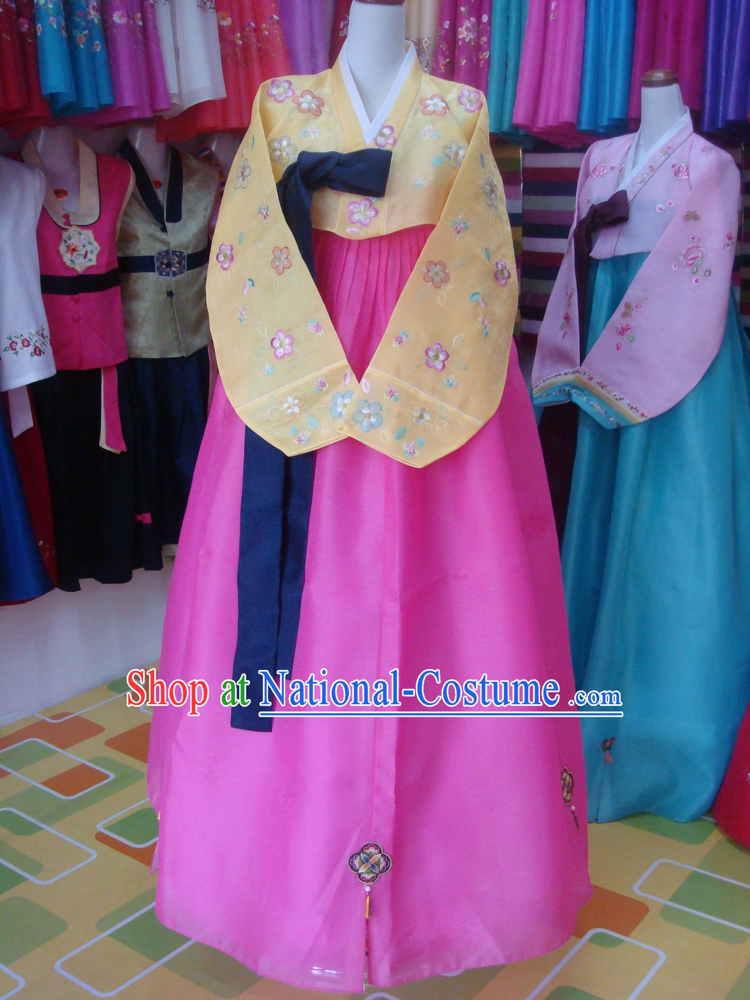 Korean Mother Hanbok Wedding Dress