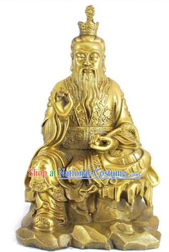 Chinese Lao Zi Bronze Statue Collectible