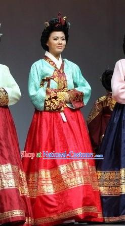 Ancient Korean Palace Hanbok Dress Complete Set