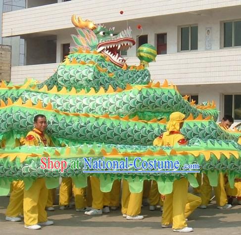 Competition and Parade 20 People Dragon Dance Costume Complete Set