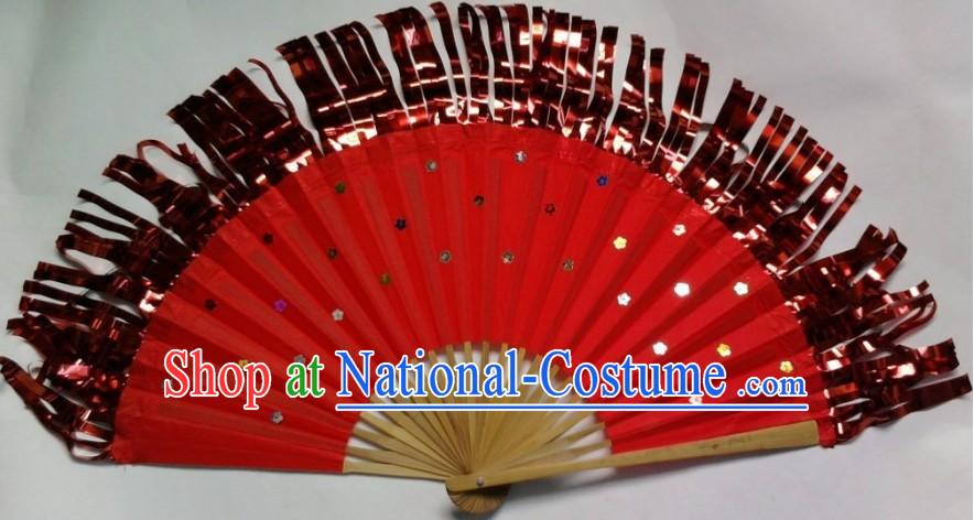 Chinese Classical Yangge Fringe Fan