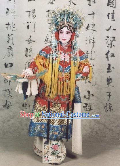 Chinese Opera Yang Yuhuan Guifei Zui Jiu Costume and Phoenix Crown Complete Set