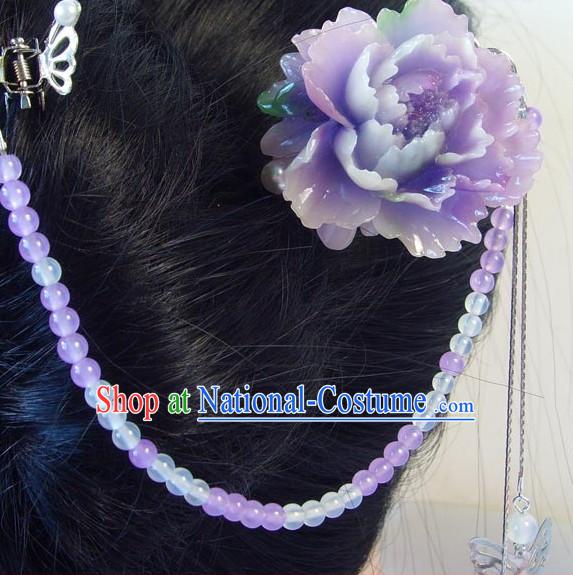 Ancient Chinese Style Flower Headpiece