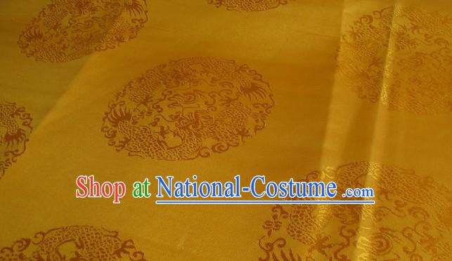 Traditional Chinese Dragon Brocade Fabric