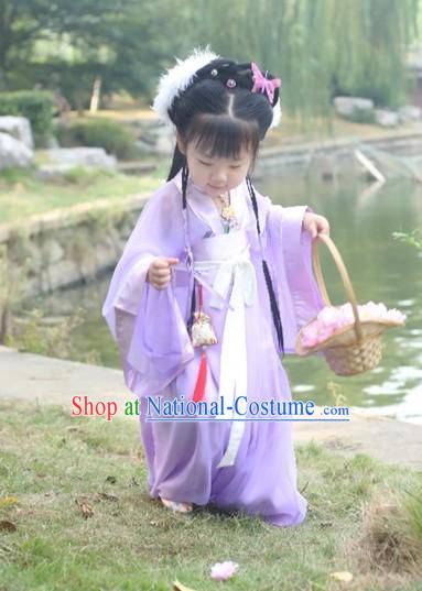 Chinese Hanfu Birthday Clothing for Girls