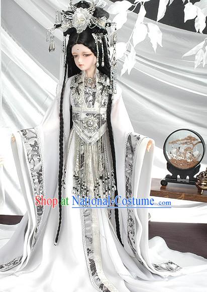 Ancient Chinese Swordswoman Costume Complete Set