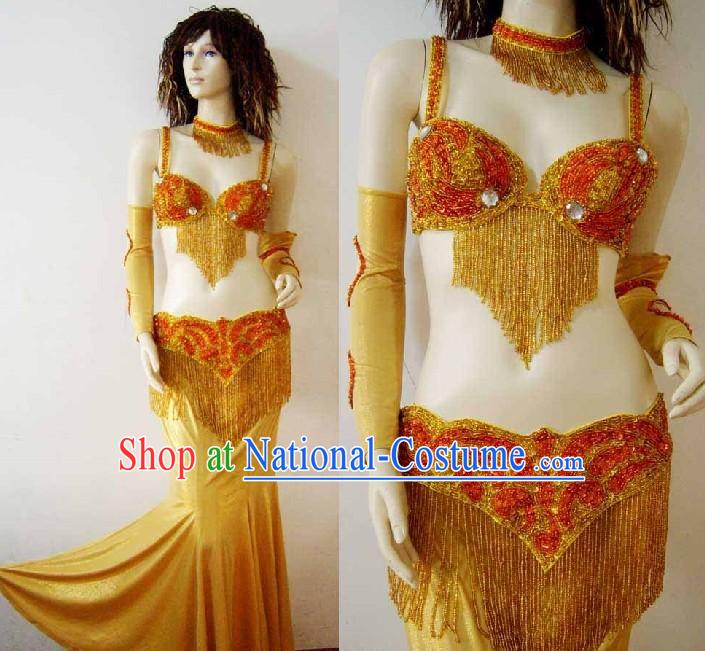 Professional Competition Belly Dance Costumes Complete Set