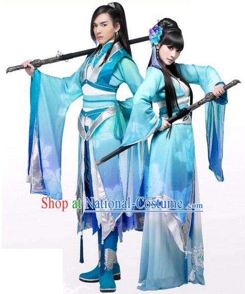 Top Traditional Chinese Women Sword Dresses Complete Set