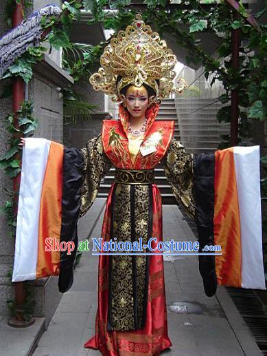 Chinese Empress Costumes and Crown Complete Set