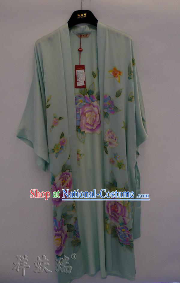 Rui Fu Xiang Hand Painted Silk Gown for Women