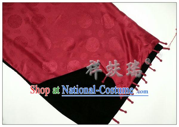 Chinese Beijing Rui Fu Xiang Silk Double Sided Scarf