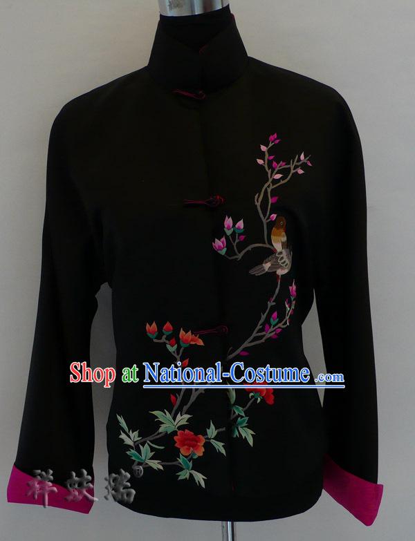 Beijing Rui Fu Xiang Silk Embroidered Tang Suit for Women