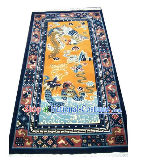 Tibetan Dragon and Phoenix Rug