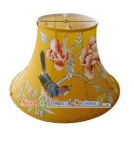 Traditional Chinese Hand Painted Silk Lampshade