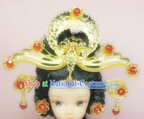 Traditional Chinese Princess Feng Guan Hair Decoration