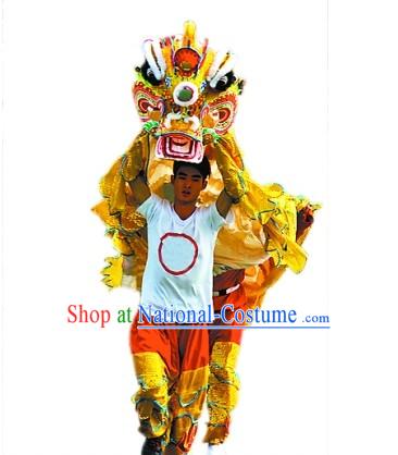 Traditional Chinese Kylin Dance Costume Full Set