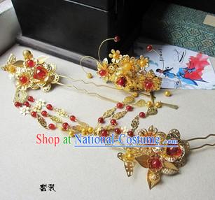 Ancient Chinese Beauty Headpiece Set