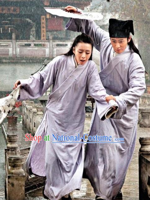 Jin Dynasty Liang Zhu Chinese Butterfly Lovers Costume for Men