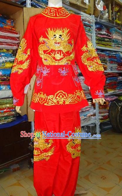 Ancient Chinese Dragon Dancer Uniform