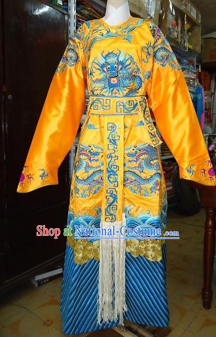 Peking Opera Emperor Embroidered Dragon Robe