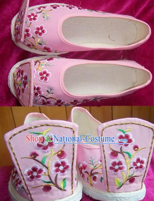 Ancient Chinese Handmade Hanfu Matching Shoes for Women