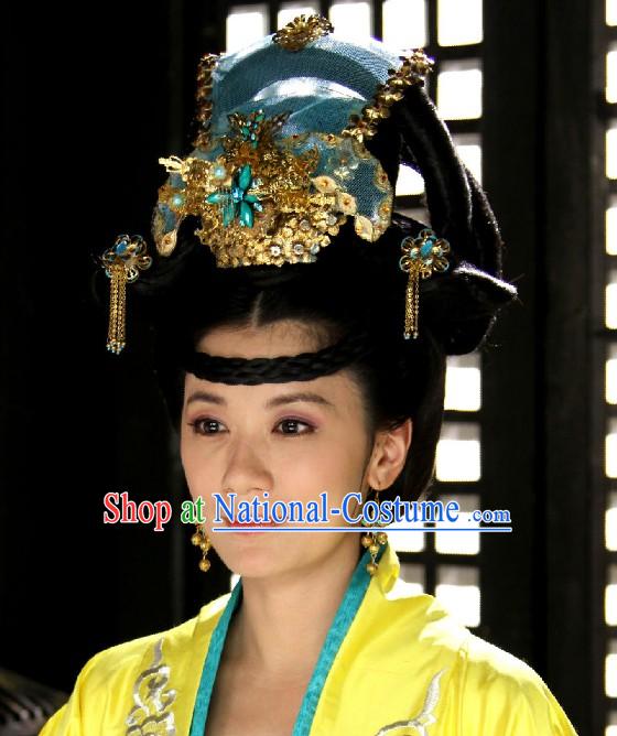 Ancient Chinese Empress Wig and Headpiece Set