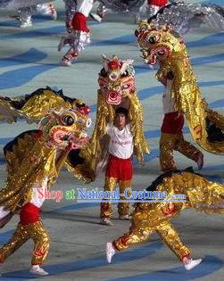 Peking Olympic Games Kylin Dancing Costumes Complete Set