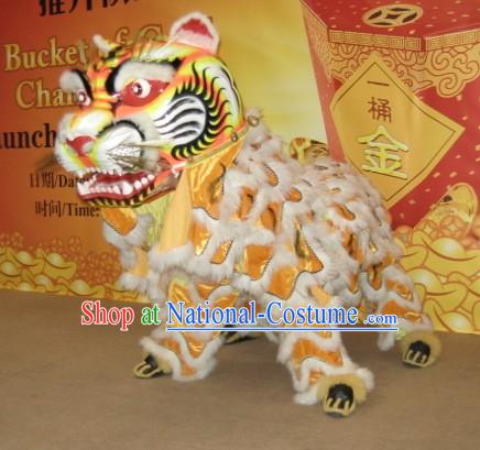 Supreme Handmade Tiger Dancing Costumes Complete Set