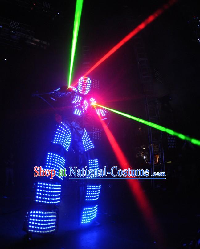 Custom Made Electric LED Lights Illuminate Dancing Costumes