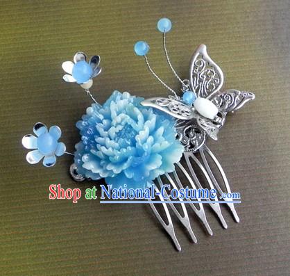 Traditional Chinese Handmade Butterfly Flower Hairpin