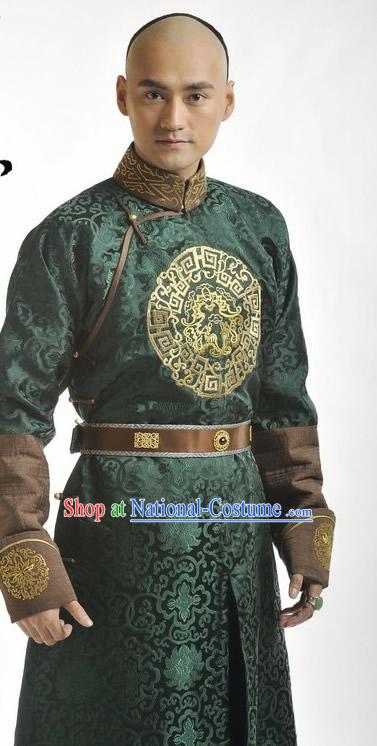 Ancient Chinese Prince Embroidered Costumes Complete Set