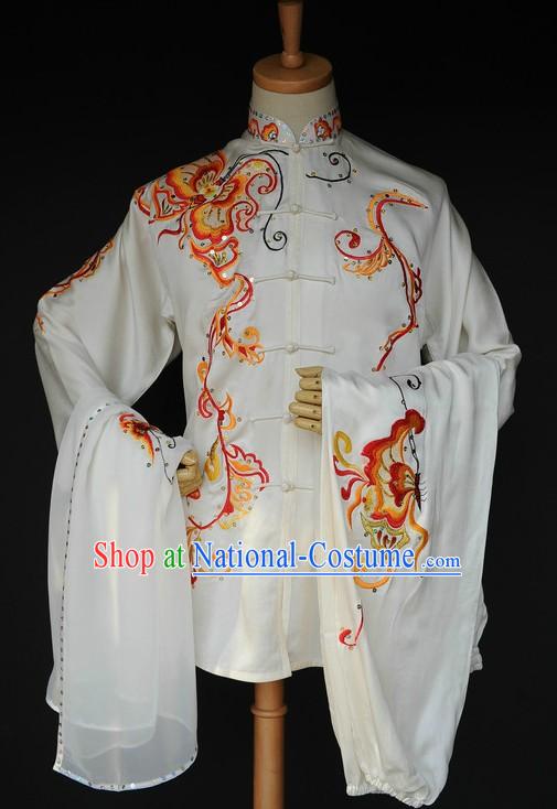 Supreme Chinese Martial Arts Silk Competiton Uniform for Men or Women