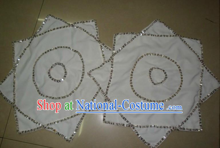 Traditional Chinese White Dance Handkerchief