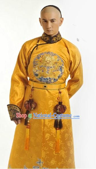 Ancient Chinese Emperor Clothes Complete Set