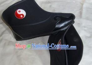 Traditional Chinese Black Taoist Tai Chi Cloud Boots