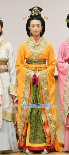 Ancient Chinese Imperial Empress Costumes and Headpiece